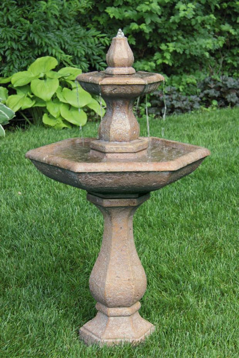 Two Tier Boca Hex Fountain