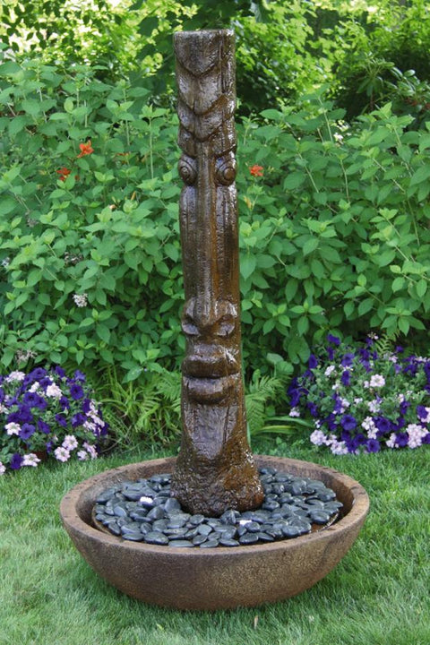 Tiki Post Fountain