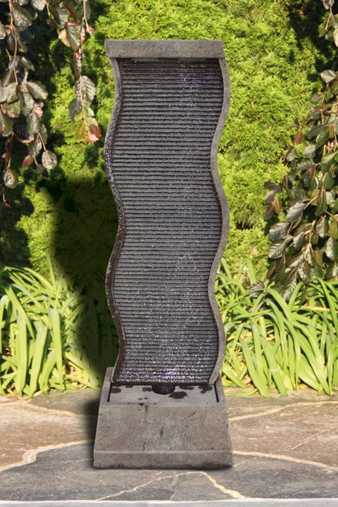 Curved Water Wall Fountain 61 inch