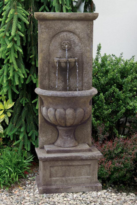 Roman Urn Wall Fountain 66 inch
