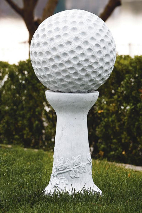 Golf Ball On Vine Pedestal 12 inch