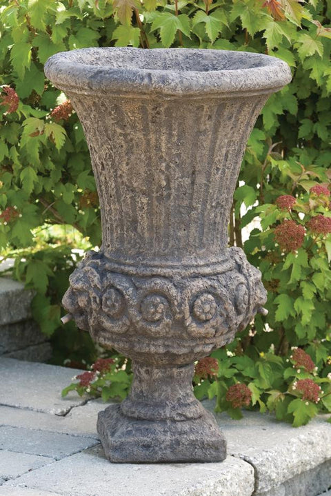 Lion Head Urn 29 inch