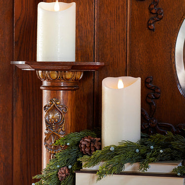Simplux Ivory LED Designer Candle 7.5"