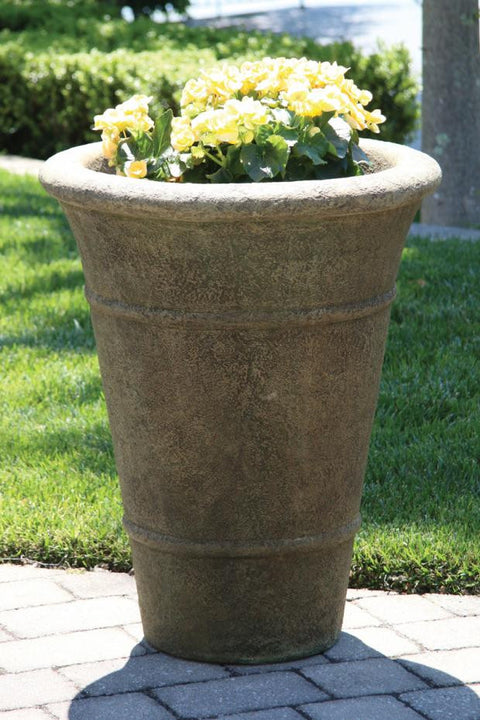 stone planting pots Capistrano Planter 31 inch – Pike Nursery