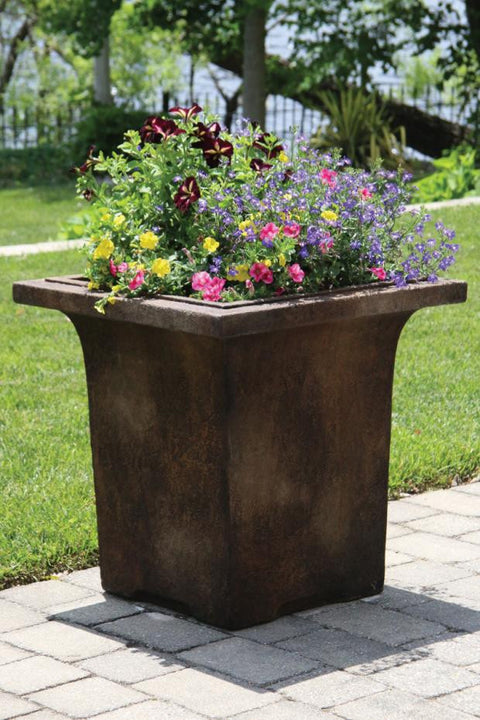 24 inch indoor planter pots Meridian Box Planter 24 inch