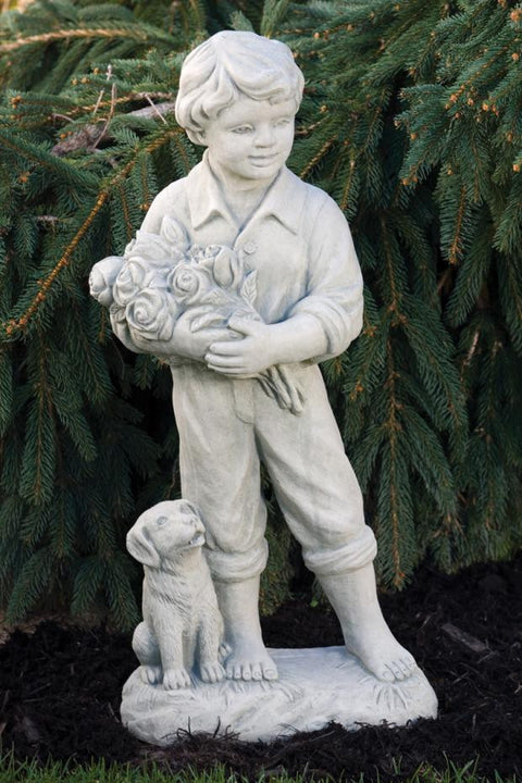 Boy with Roses 29 inch