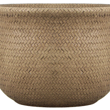 Glazed Ceramic Weft Planter - 10.5 inch