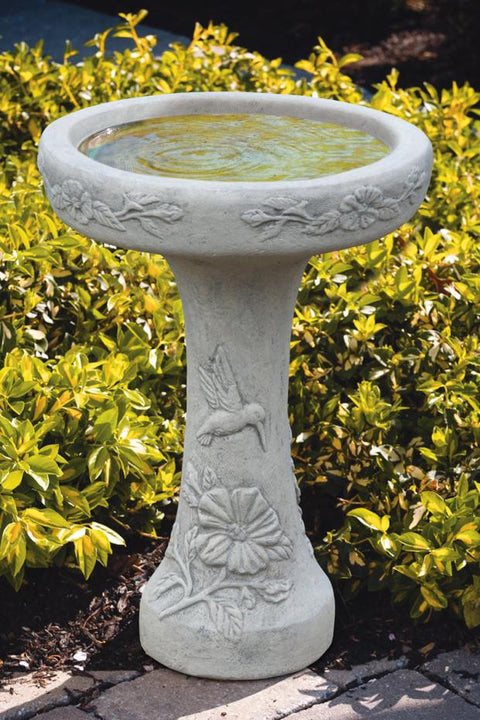 One Piece Hummingbird Birdbath