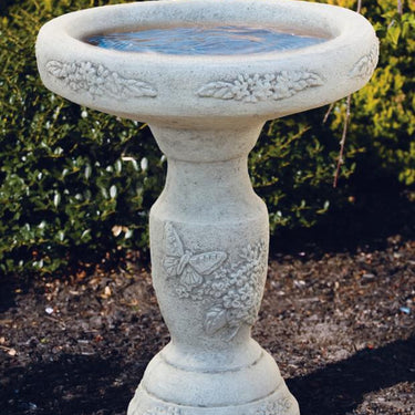 One Piece Lilac Birdbath