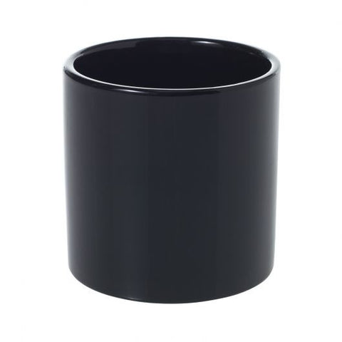 Cercle Shiny Black Pot 4.25"x4.25"