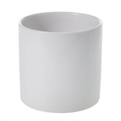 Cercle Shiny White Pot 6.5"x6.25"