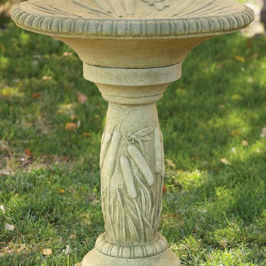 Cattail Birdbath