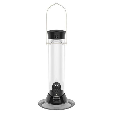 Droll Yankees® Onyx Clever Clean® Thistle Finch Feeder with Easy Opening - 12 inch