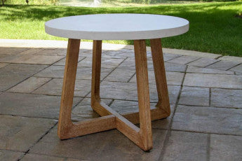 Ivory 20" Round Composite table