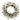 Faux Mountain Blossom Wreath White - 24 inch