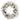 Faux Daisy Wreath White - 24 inch