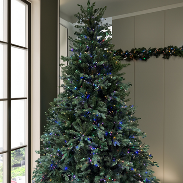 Alberta Spruce Deluxe Life-Like 4.5' or 7.5' Pre-Lit Artificial Christmas Tree with Starry LED Lights