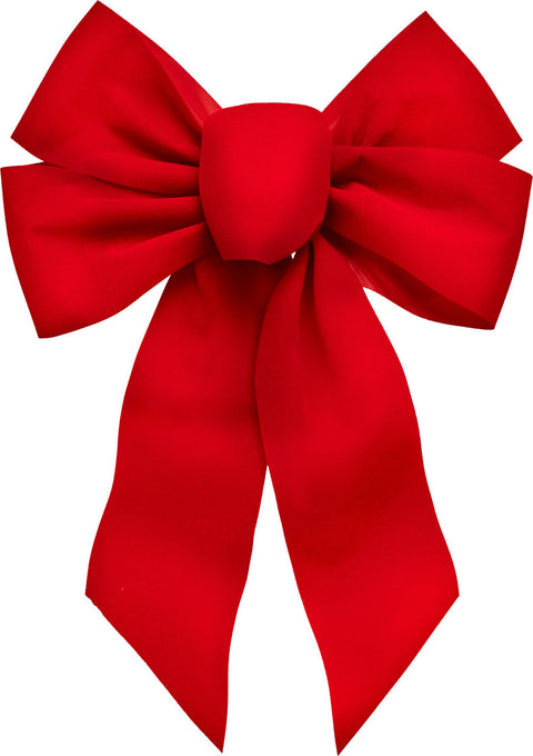 Red Velvet Bow - Small 11"X14"