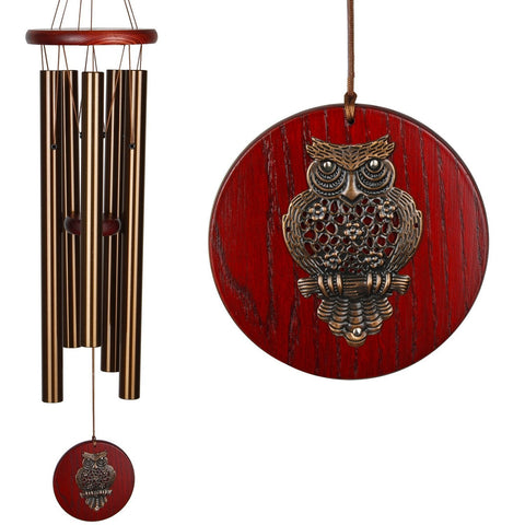 Woodstock Habitats™ Chime - Bronze, Owl
