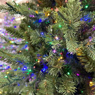 Alberta Spruce Deluxe Life-Like 4.5' or 7.5' Pre-Lit Artificial Christmas Tree with Starry LED Lights