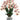 Faux Odontoglossom Orchid Plant in Ceramic Vase Boysenberry/Yellow - 34 inch