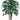 Faux Rhapis Tree in Pot Two Tone Green  - 4 foot