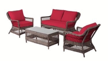 Sandra 4 piece Love Seating Group