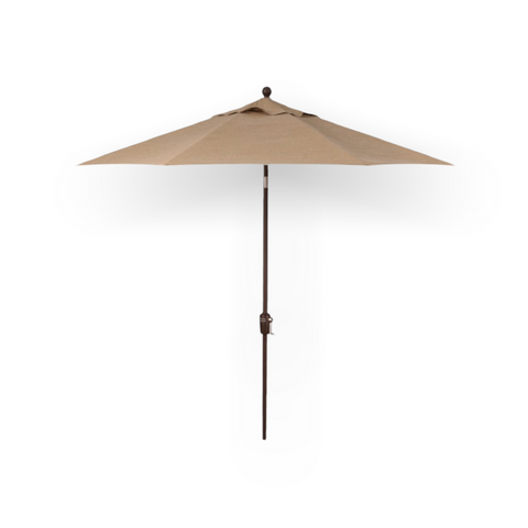 9' Push Button Tilt Umbrella, Bronze Frame - Sesame