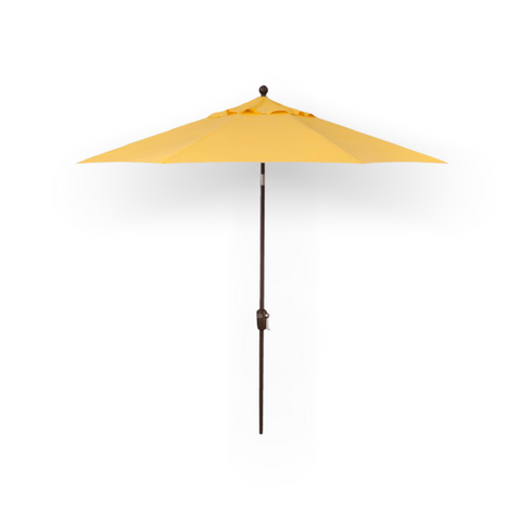 9' patio umbrella frame Outdoor Bronze 9' Push Button Tilt Umbrella