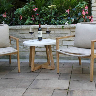 Ivory 20" Round Composite table