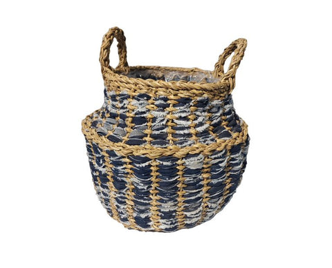 Seagrass Denim Basket