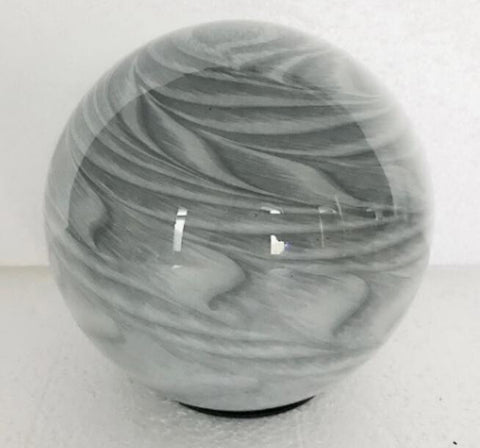 Solar Glass Orb Strata - 5 inch