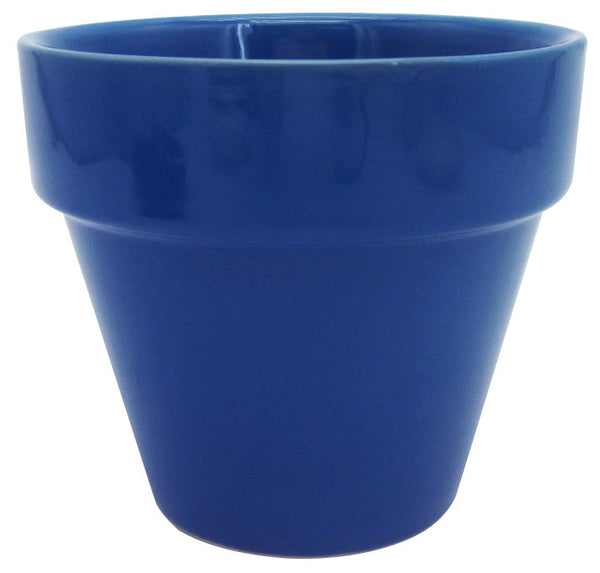Glazed Ceramic Electric Pot Twilight Blue