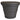 Tusco Rolled Rim Pot Espresso Plastic - 13.5 inch