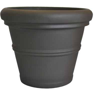 Tusco Rolled Rim Planter Terra Cotta Plastic