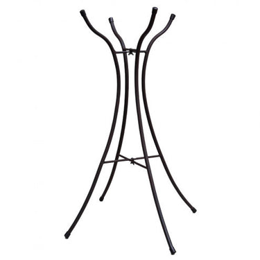 Metal Bird Bath Stand, Tall Hourglass Shape