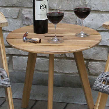 Patio Seating - Teak Accent Table - 20 inch