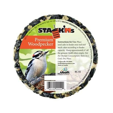 Premium Woodpecker Stack'Ms Seed Cake - 7 oz