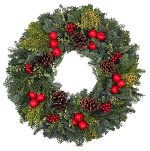 Regal Fruit Wreath - 24 inch