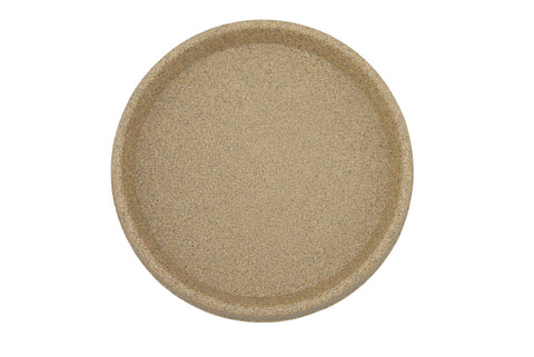 Tusco Round Saucer Sandstone Plastic - 16 inch