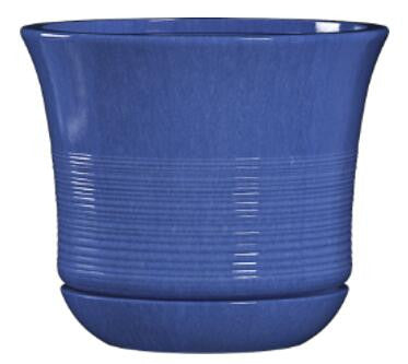 Glazed Ceramic Ismara Planter Blue - 19 inch