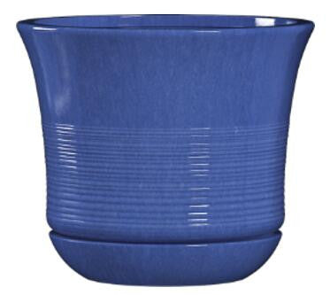 Glazed Ceramic Ismara Planter Blue - 14.5 inch