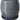 Glazed Ceramic Cora Planter Steel - 14 inch