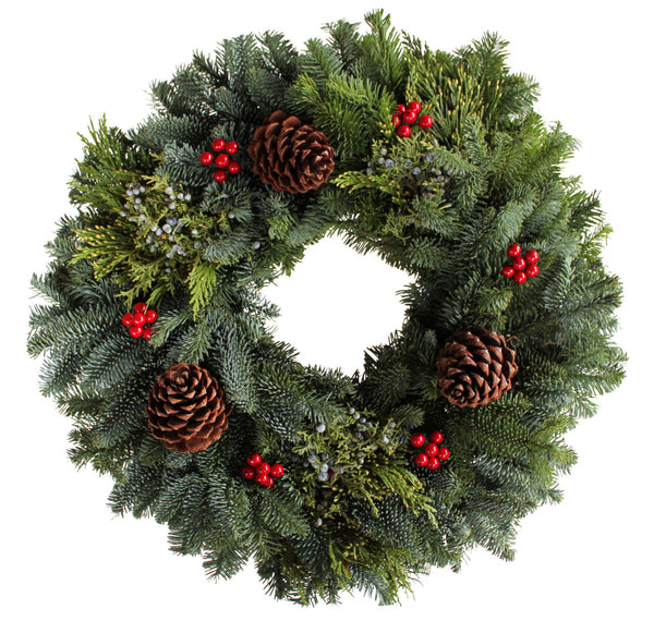Mixed Berry Wreath - 24 inch