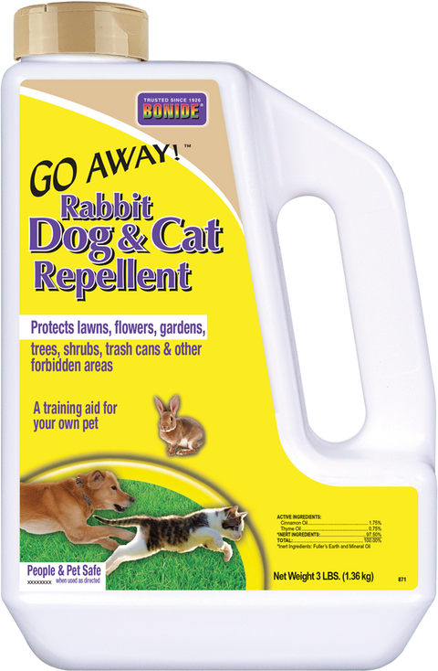 Go Away!® Rabbit, Dog, & Cat Repellent Granules - 3 lbs