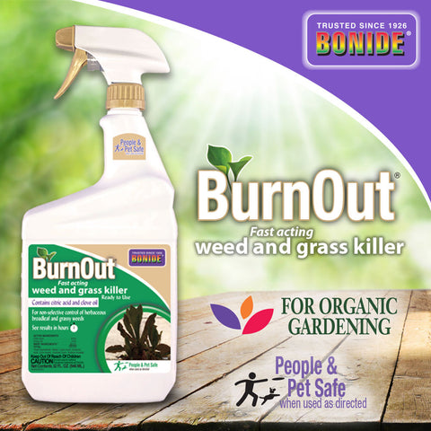 BurnOut® Fast-Acting Weed & Grass Killer Ready-To-Use - 32 oz