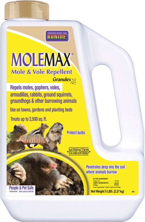 MoleMax® Mole & Vole Repellent Granules - 5 lbs