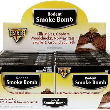 REVENGE® Rodent Smoke Bombs - 4 pack