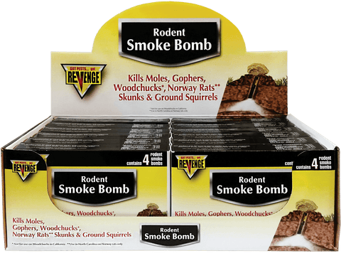 REVENGE® Rodent Smoke Bombs - 4 pack