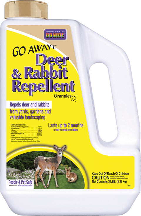 Go Away!® Deer & Rabbit Repellent Granules - 3 lb
